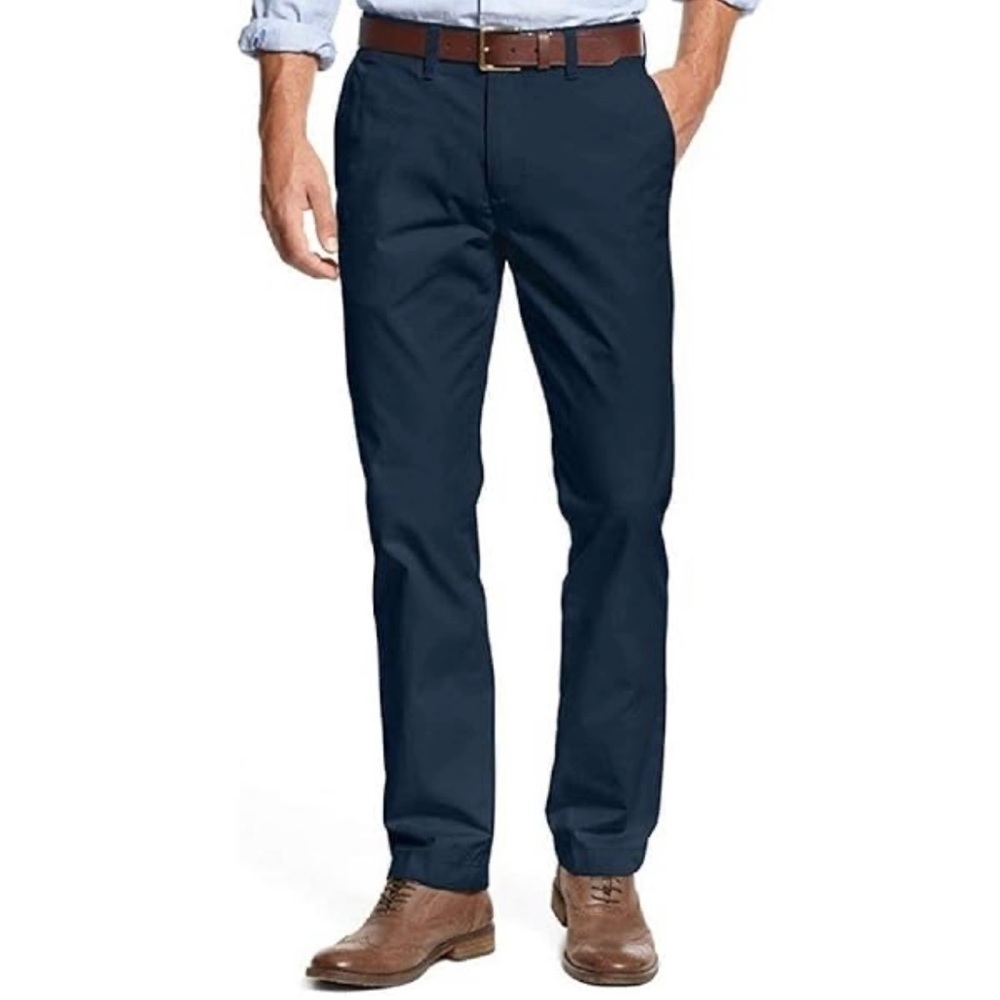 Tommy Hilfiger men’s size 33/30 chino straight leg pants‎ navy blue